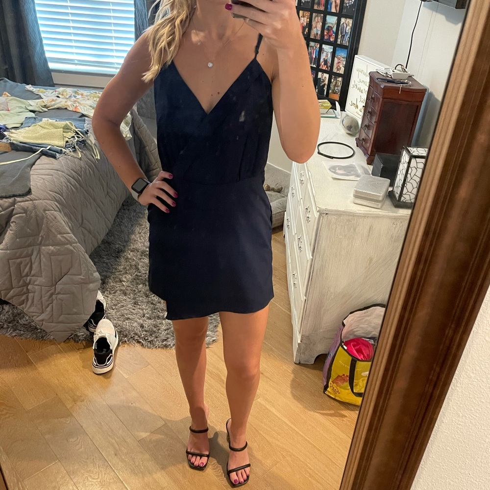 Navy romper